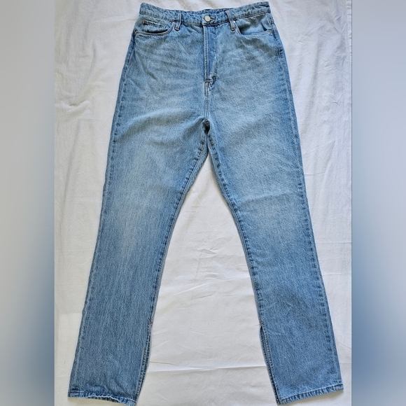 Blank NYC The Cooper Slim Straight Slit Inseam Womens Size 31 Adrenaline Rush - Picture 4 of 15